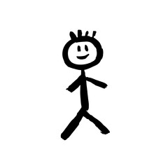 Doodle grunge style icon. Decorative element. Outline, cartoon line icon