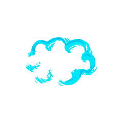 Doodle grunge style icon. Decorative element. Outline, cartoon line icon