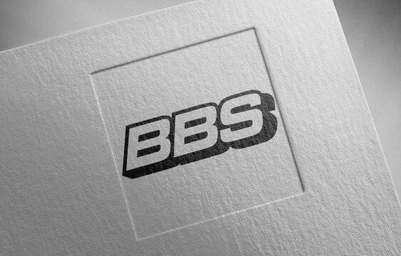 BBS Logo Icon Paper Texture