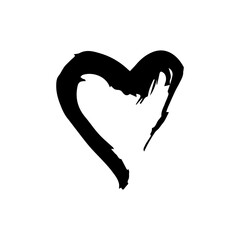 Doodle grunge style icon. Decorative element. Outline, cartoon line icon