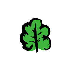 Doodle grunge style icon. Decorative element. Outline, cartoon line icon