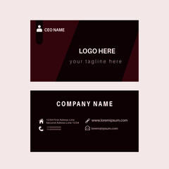 business card template visiting card vector design.