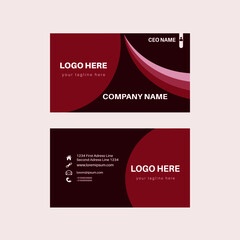 corporate template business card template visiting card vector design.