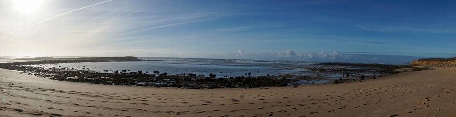 panorama view of the Praia do Farol