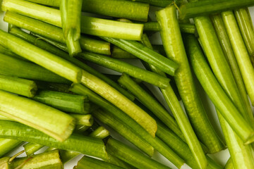 Vegetable parsley on white background