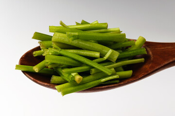 Vegetable parsley on white background