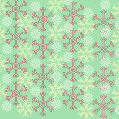 Merry Christmas and happy new year greeting card abstract background with snowflakes decorative pattern, graphic design illustration wallpaper, seamless floral pattern