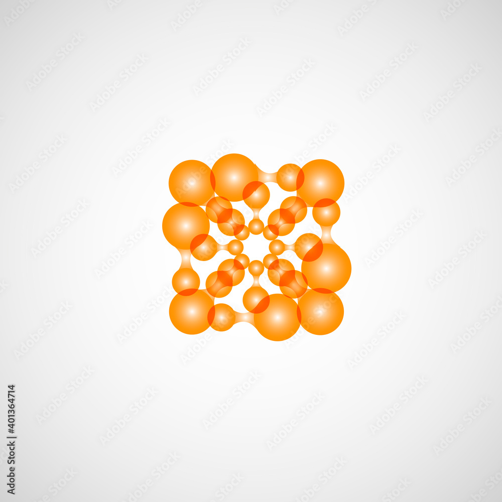 Aufkleber Abstract collection on white backdrop. Abstract geometric background. Seamless fabric texture. Vintage vector ornament template. Seamless pattern. Modern abstract art