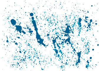 Distressed Effect. Old vintage scratches, stain, paint splats, spots, stripes