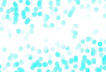 Light Green vector background with spots.