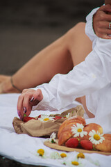 woman making cookies