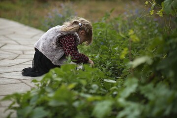 country girl life outside the city healthy eating healthy lifestyle running on the grass child in the village fresh air