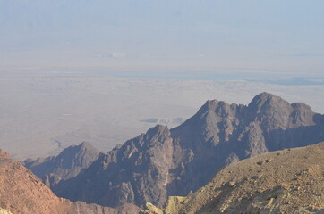 landscape desert mountain Sahara Israel Jordan hike trail