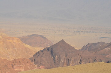 landscape desert mountain Sahara Israel Jordan hike trail