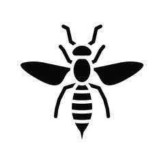 bee icon. animal sign. vector illustration