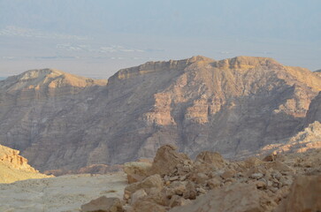 landscape desert mountain Sahara Israel Jordan hike trail