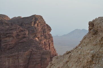 landscape desert mountain Sahara Israel Jordan hike trail