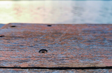 close up of a rusty bolt