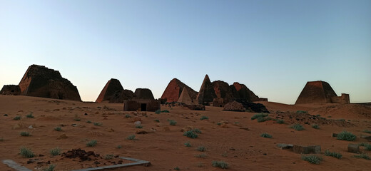 Sunset cruise and desert sand photos at Sudan's forgotten nubian pyramids
