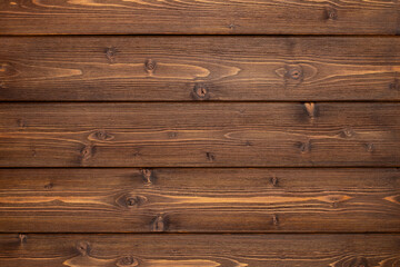 Naklejka premium Wooden texture background. Old brown wood texture for design or backdrop product. Top view. Wood food table with copy space