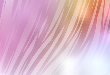 Light Pink, Yellow vector blurred and colored pattern.