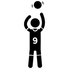 Throwing Ball in Air 