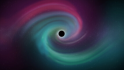 New Nebula Galaxy Outer Space Digital Universe art illustration.