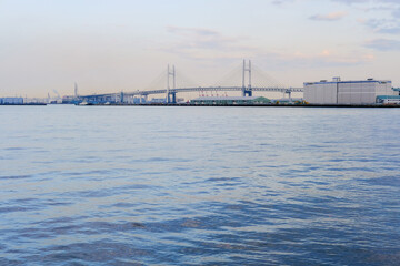 神奈川県横浜市のベイブリッジ