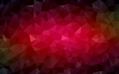 Obraz premium Light Orange vector polygon abstract backdrop. Colorful abstract illustration with triangles. New template for your brand book.