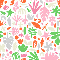 abstract light pink elegant flower pattern and sweet flower object.