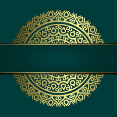 Luxury ornamental mandala background with arabic islamic east pattern style premium vector