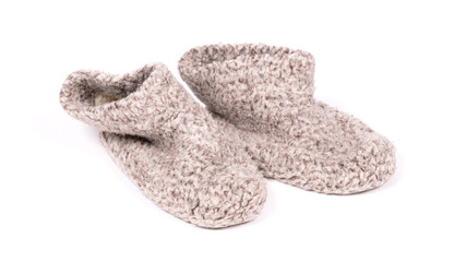 Warm woolen indoor slippers