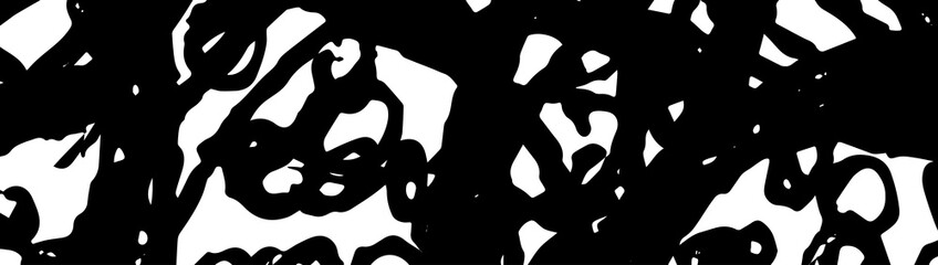 Grunge black and white vector background. Monochrome chaos texture