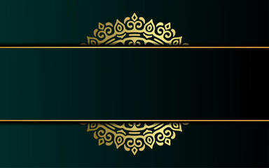 Luxury ornamental mandala background with arabic islamic east pattern style premium vector