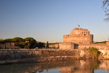 Castel Sant'Angelo in Rome, Italy.	
