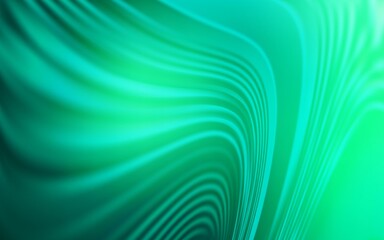 Fototapeta premium Light Green vector texture with wry lines. A shining illustration, which consists of curved lines. Colorful wave pattern for your design.