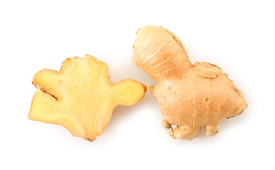 ginger isolated on white background