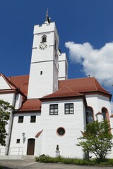 Fototapeta na wymiar Kirche St. Martin Wertingen