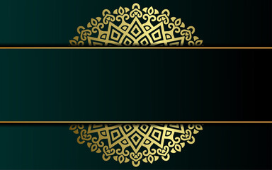 Luxury ornamental mandala background with arabic islamic east pattern style premium vector