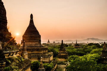 Bagan's Temple in Burma, Myanmar, Asia
