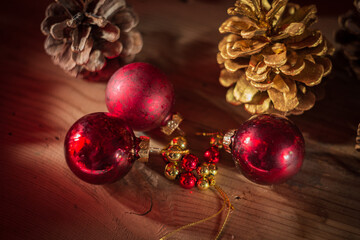 Still life- selective focus. Dark background and bokeh