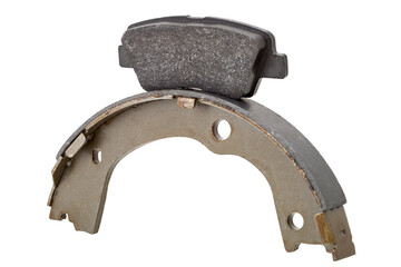 two kinds asbestos brake pads for disc brakes and shoe for drum brakes, replacement spare parts of...