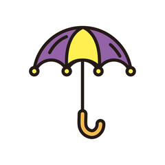 mardi gras umbrella vector design © Jeronimo Ramos