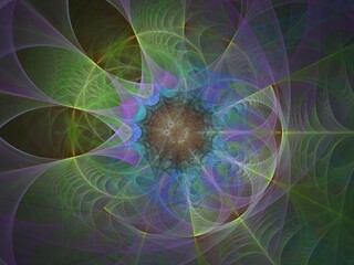 Imaginatory fractal background Image