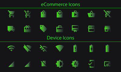 eCommerce and Device Icon Pack