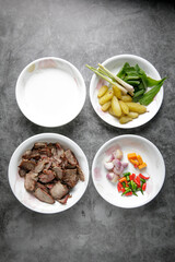 ingredient to make masak lemak cili api