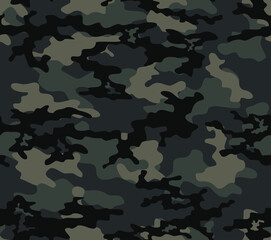 
Camouflage seamless vector pattern for printing clothing, fabric. Vector background.