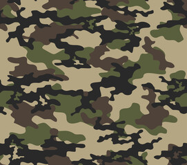 Fototapeta premium Camouflage vector background stylish street design for printing clothes, fabric.