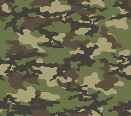
Camouflage vector pattern seamless modern design on textiles.