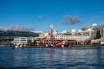 Fototapeta premium Lonsdale Quay Public Market - North Vancouver, BC Canada travel and tourism